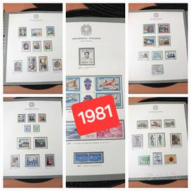 Francobolli nuovi 1981