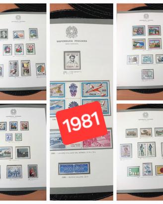Francobolli nuovi 1981