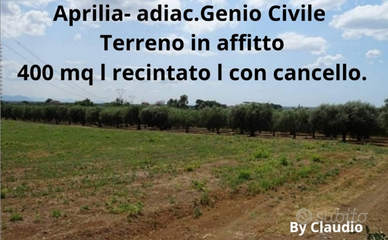Aprilia adiac. Genio Civile mq. 400 terreno recint