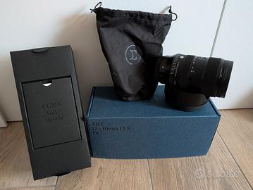 Sigma 17-40mm F1.8 DC Art attacco Fujifilm X