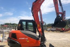Miniescavatore Kubota KX080-4a