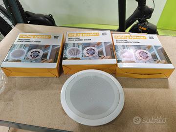 4 altoparlanti professionali per controsoffitto