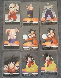 9 LAMINCARD DRAGONBALL EDIBAS SERIE NERA