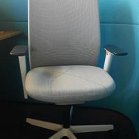 Seduta ergonomica ufficio design - bianca