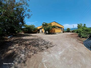 Capannone 1100 mq +Terreno edificabile 3300 mq