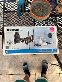 Supporto TV parete Meliconi R400 orientabile NUOVO