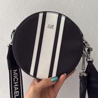 Borsa Michael Kors rotonda nera e bianca