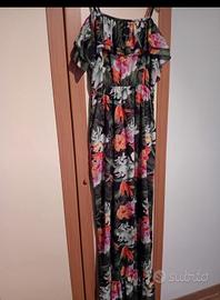 gonna lunga floreale