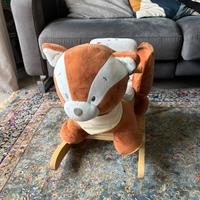 Peluche cavalcabile a dondolo