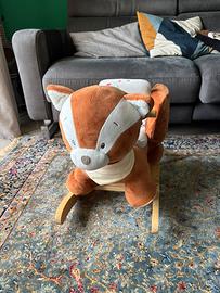 Peluche cavalcabile a dondolo