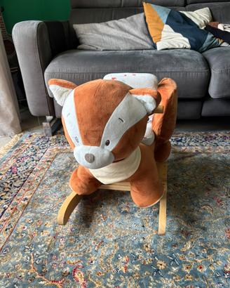 Peluche cavalcabile a dondolo