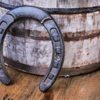 Ferro di cavallo antico vintage rustico