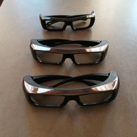 3 occhiali per tv 3d sony