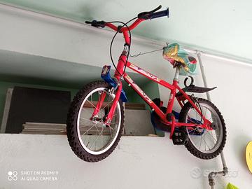 Bici Spiderman misura 14 pollici