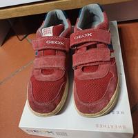 Scarpe GEOX red/navy size 38 , chiusura  2 strappi