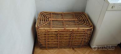 Cassapanca in vimini