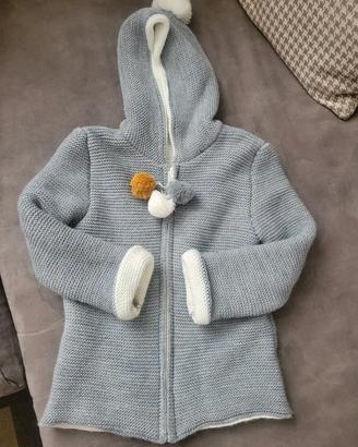 Maglia da bimba Lola palacios tre anni grigia
