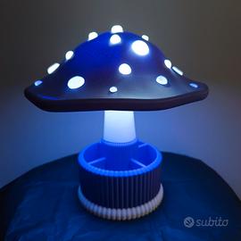 Fungo Lampada LED Organizer Porta Trucchi Gioielli