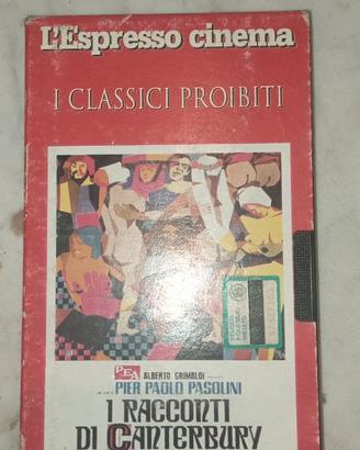 VHS  Pier Paolo Pasolini  I racconti di Canterbury