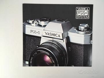 Yashica FX 1 camera brochure italiano