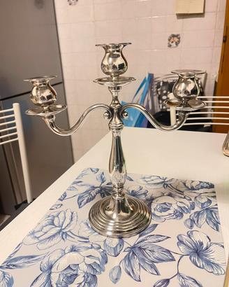 Candelabri argento 800
