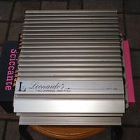 Amplificatore 200W X 2 con filtro cross-ower x sub
