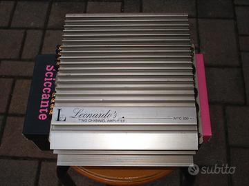 Amplificatore 200W X 2 con filtro cross-ower x sub