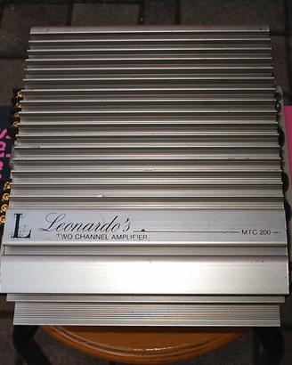 Amplificatore 200W X 2 con filtro cross-ower x sub