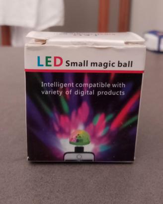 Led Smaile gioco luci Magic Ball USB  per auto 