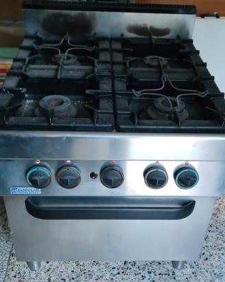 MODULAR Cucina a gas - N.4 fuochi