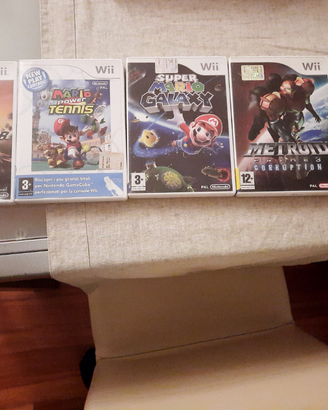 5 giochi Wii, condizioni perfette