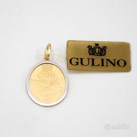 Ciondolo oro giallo 18kt 750 con Cristo E.370