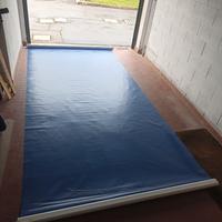 Tenda in PVC motorizzata per ufficio/magazzino