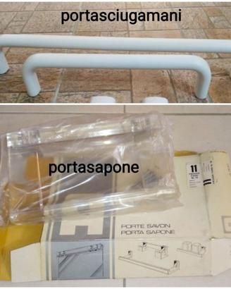 Porta asciugamano e sapone