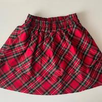 #idearegalo #natale Gonna scozzese rossa tg42