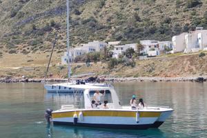 Catamarano con motori Yamaha da escursioni