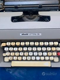Macchina da scrivere Olivetti Lettera 35