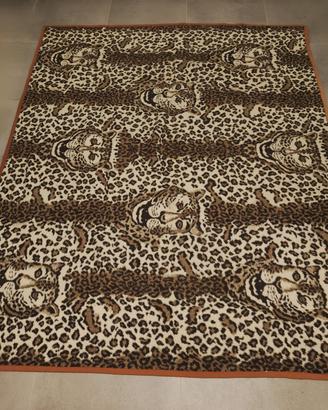 Coperta Lana Animalier Vintage