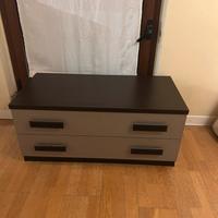 Cassettiera con duecassetti