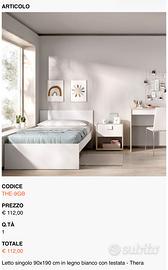 Letto singolo Nuovo