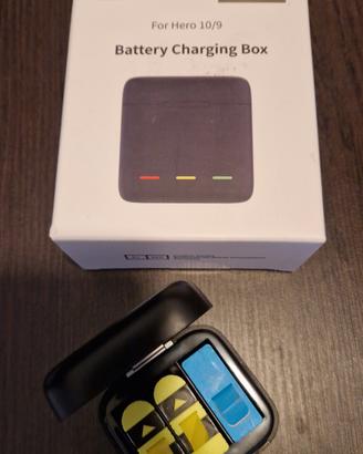 GOPRO Caricatore triplo + 3 batterie x 9/10/11