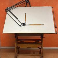 Tavolo da disegno vintage Linear anni ‘60-‘70