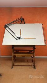 Tavolo da disegno vintage Linear anni ‘60-‘70