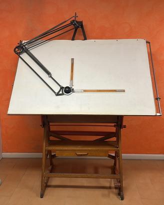 Tavolo da disegno vintage Linear anni ‘60-‘70