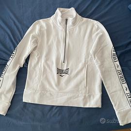 Felpa bianca Everlast taglia s nuova