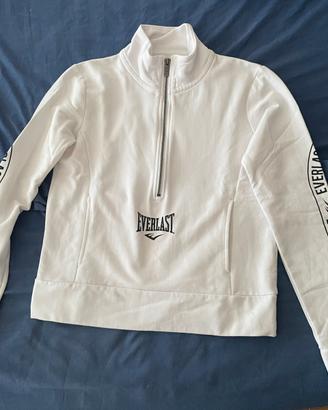 Felpa bianca Everlast taglia s nuova