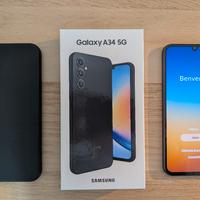Samsung Galaxy A34 + cover