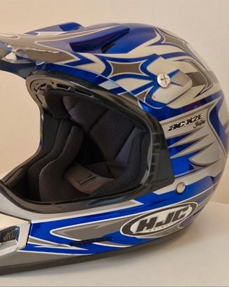 Casco enduro/motard HJC AC-X2E blu