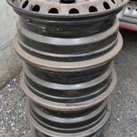 4 CERCHI IN FERRO DA 15 FIAT