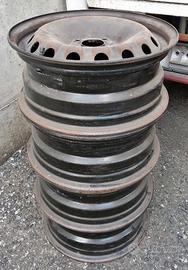 4 CERCHI IN FERRO DA 15 FIAT